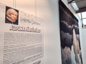 Mārītes Leimanes personālizstāde &ldquo;Auduma pārvērtības&rdquo;
