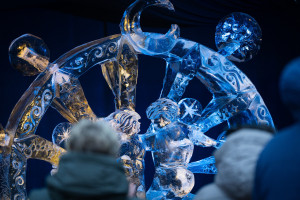 J&auml;&auml;skulptuurid Jelgavas