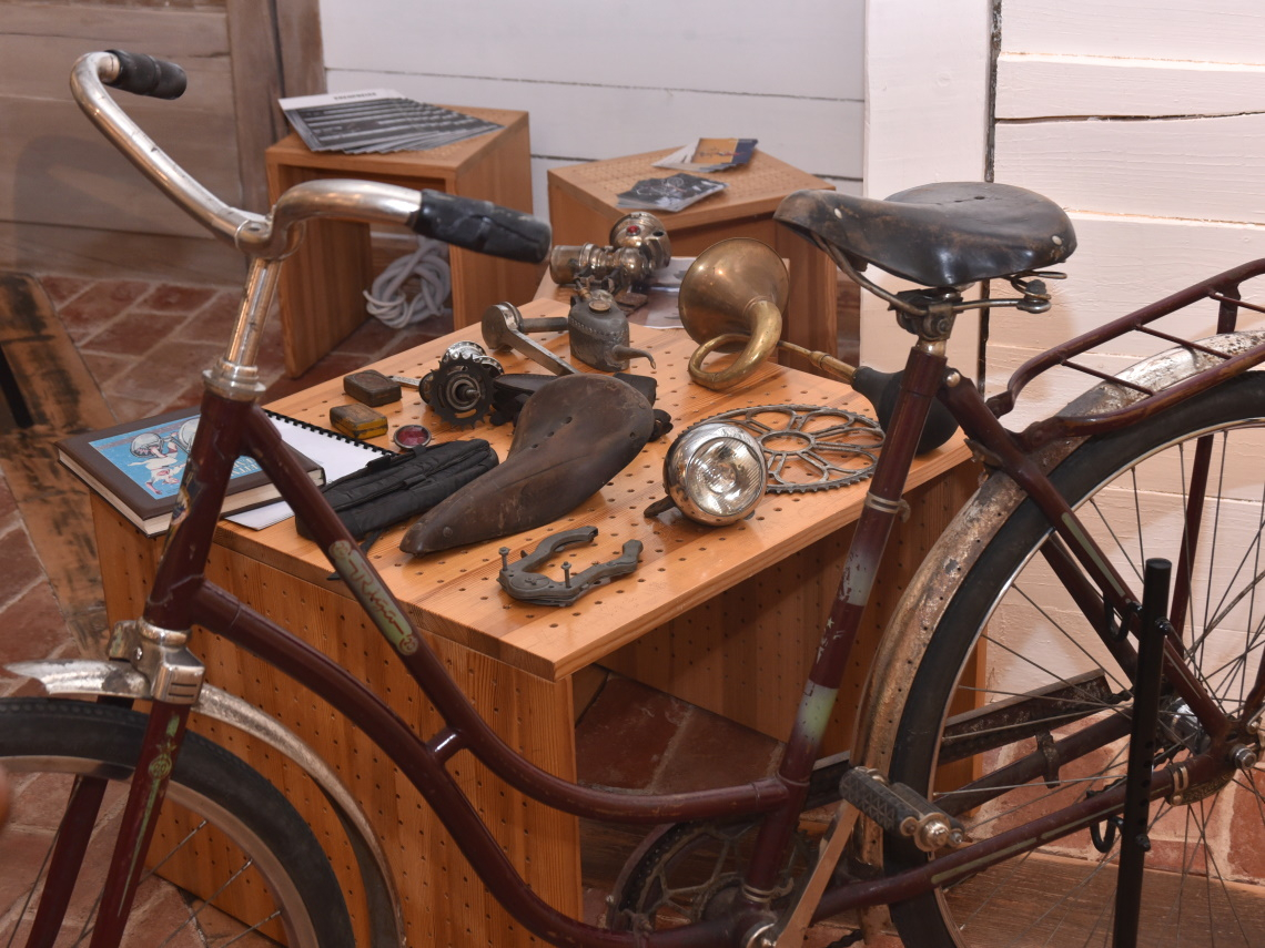 Līdz 22.jūlijam Mājā Vecpilsētas 14 skatāma Retro velosipēdu izstāde
