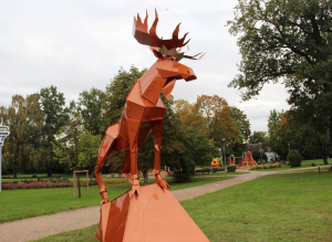 Metal sculpture “Alnis” (Elk)
